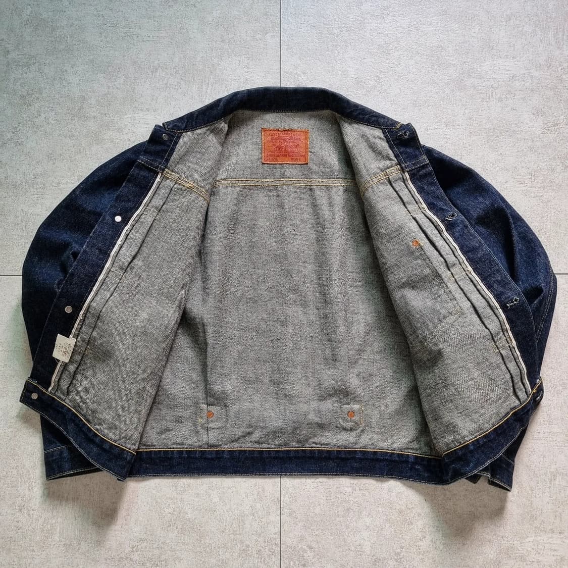 90s jpn 리바이스 1세대 대전복각 506 4버튼 데님자켓 38sz 상품이미지5