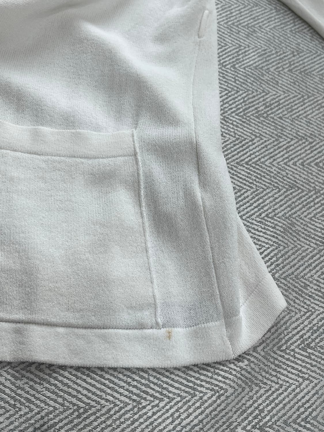 막스마라 오픈형 여름 가디건 L 화이트 스트라이프 상품이미지10