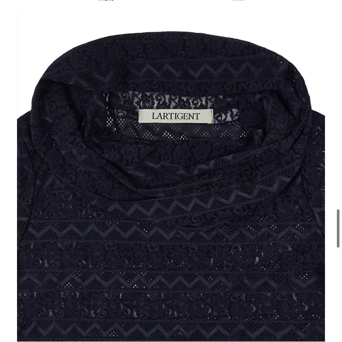 라티젠 레이스 티셔츠(네이비) 상품이미지4