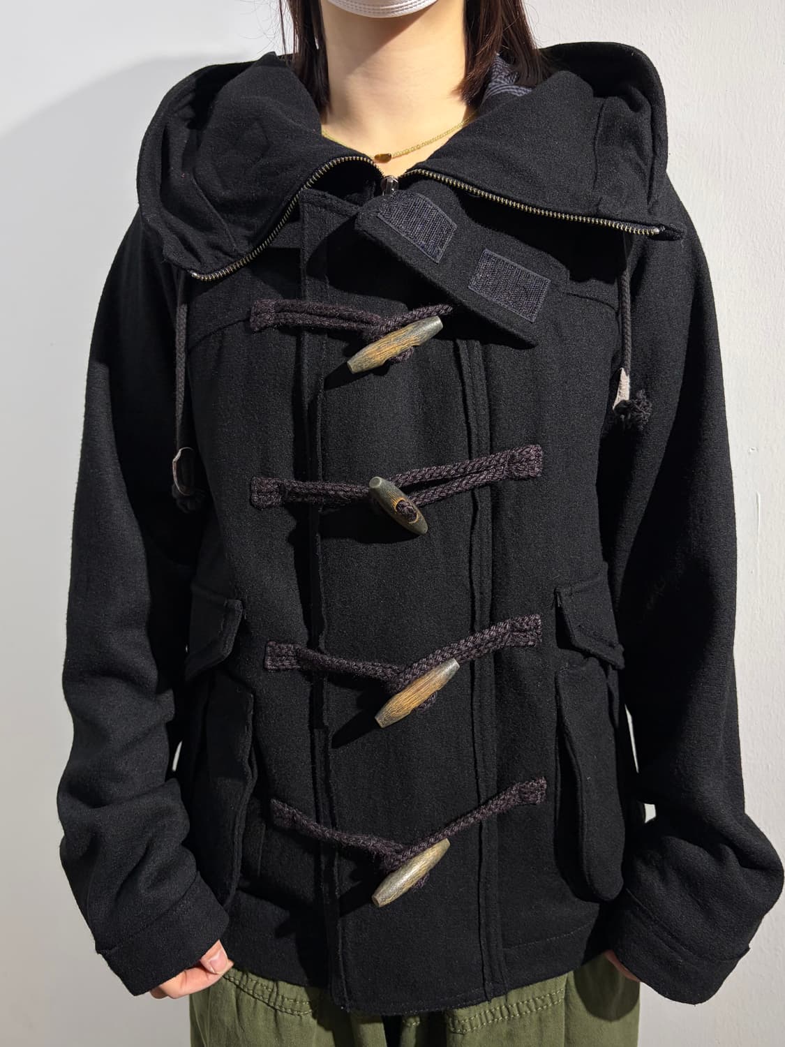 00s Ppfm 아카이브 울 하이넥 코트 상품이미지2