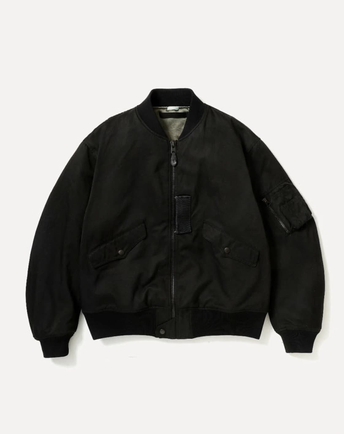 [4] 아프레쎄 빈티지 실크 엘투비 플라이트자켓 상품이미지1