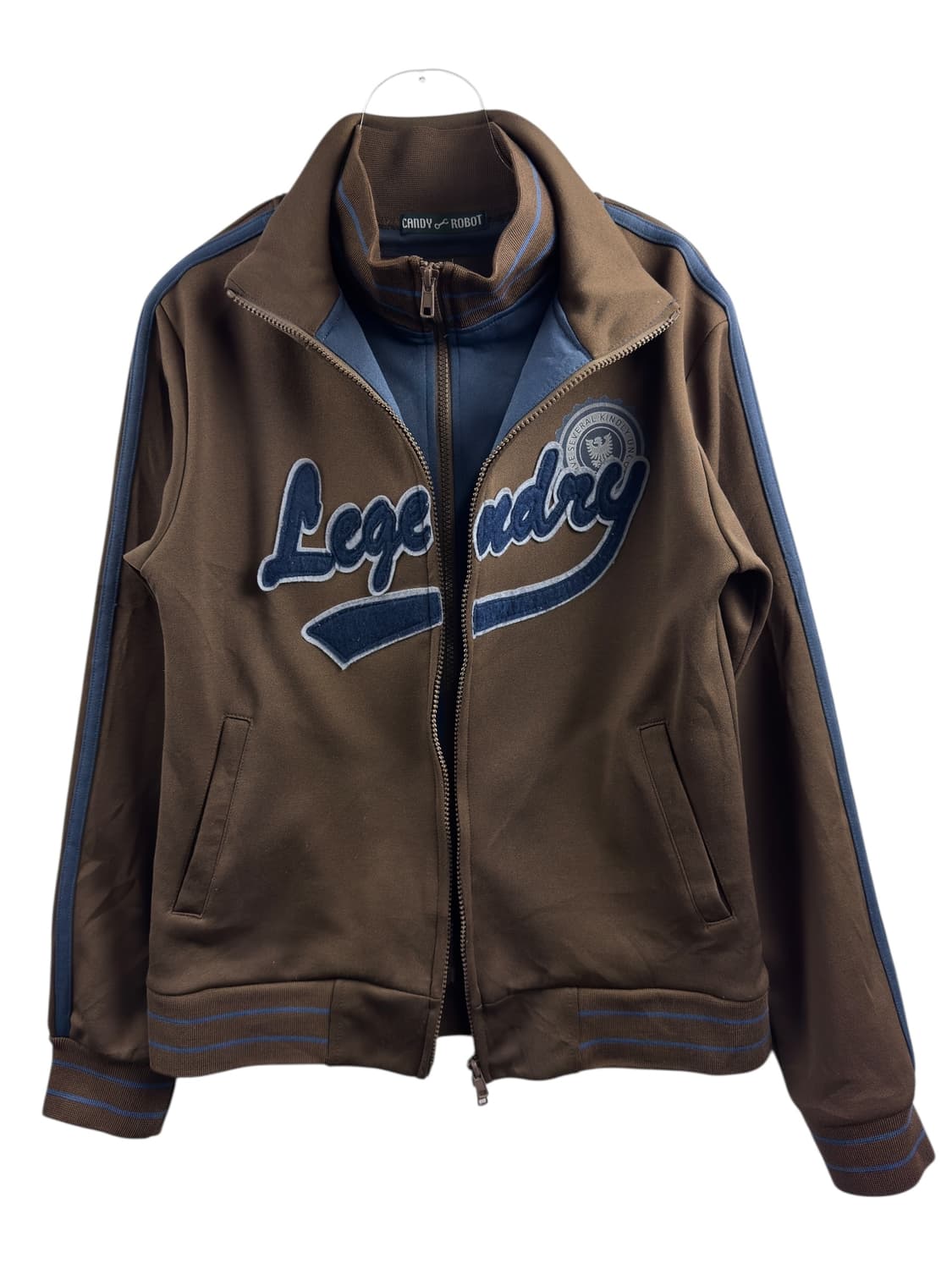 JPN Y2K 브라운 이중 집업1541 상품이미지1