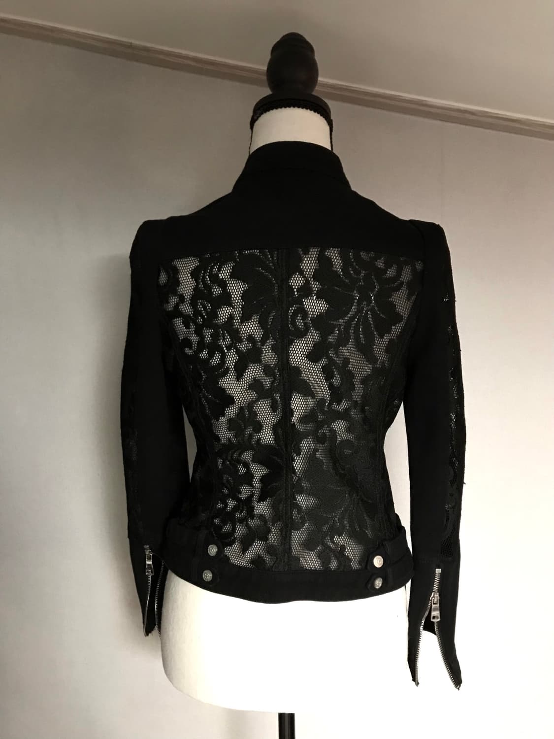 Shalang Lace Paneled Cotton Jacket 상품이미지3