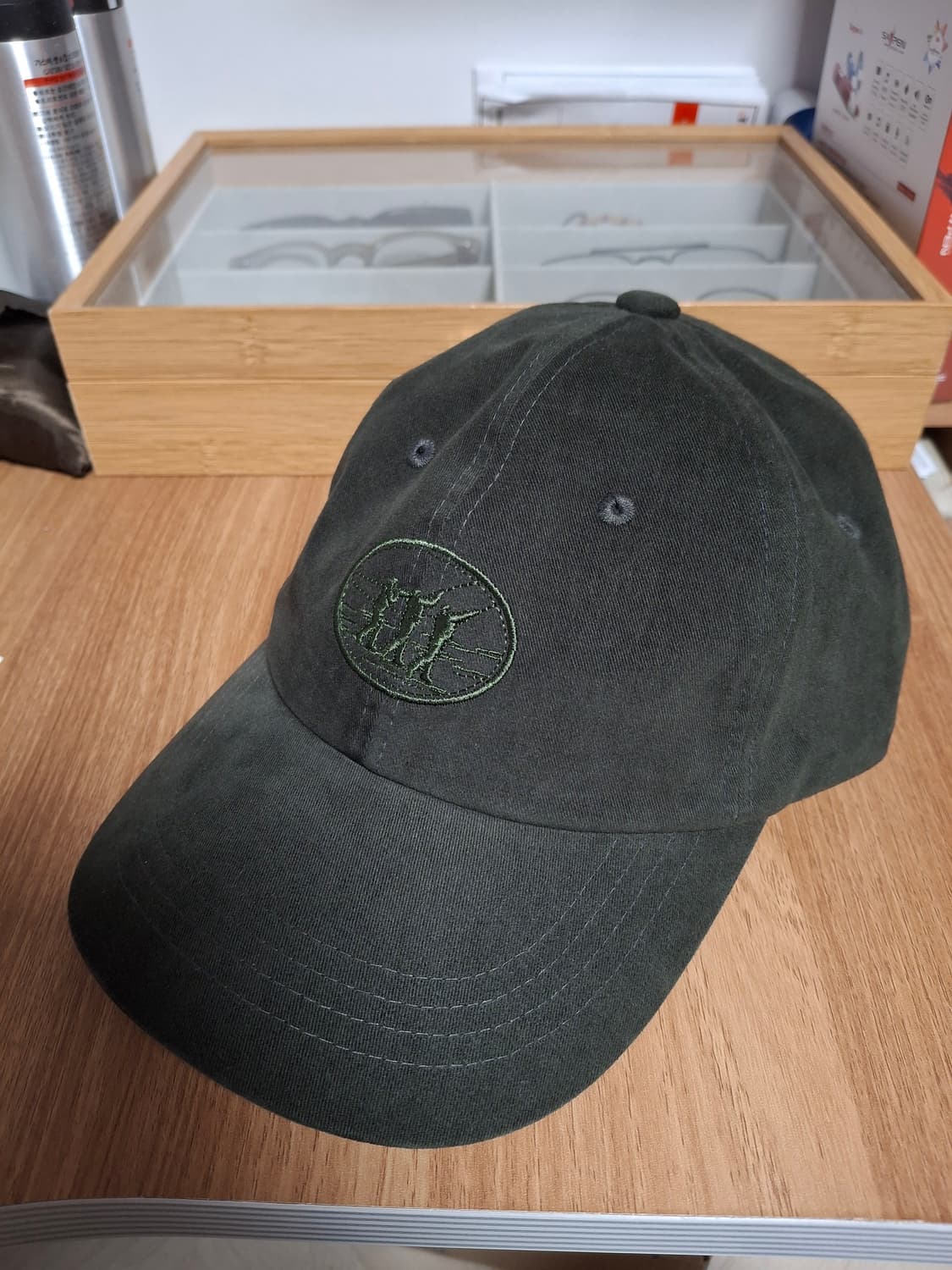 헨리코튼 몰스킨 볼캡 그린 상품이미지1