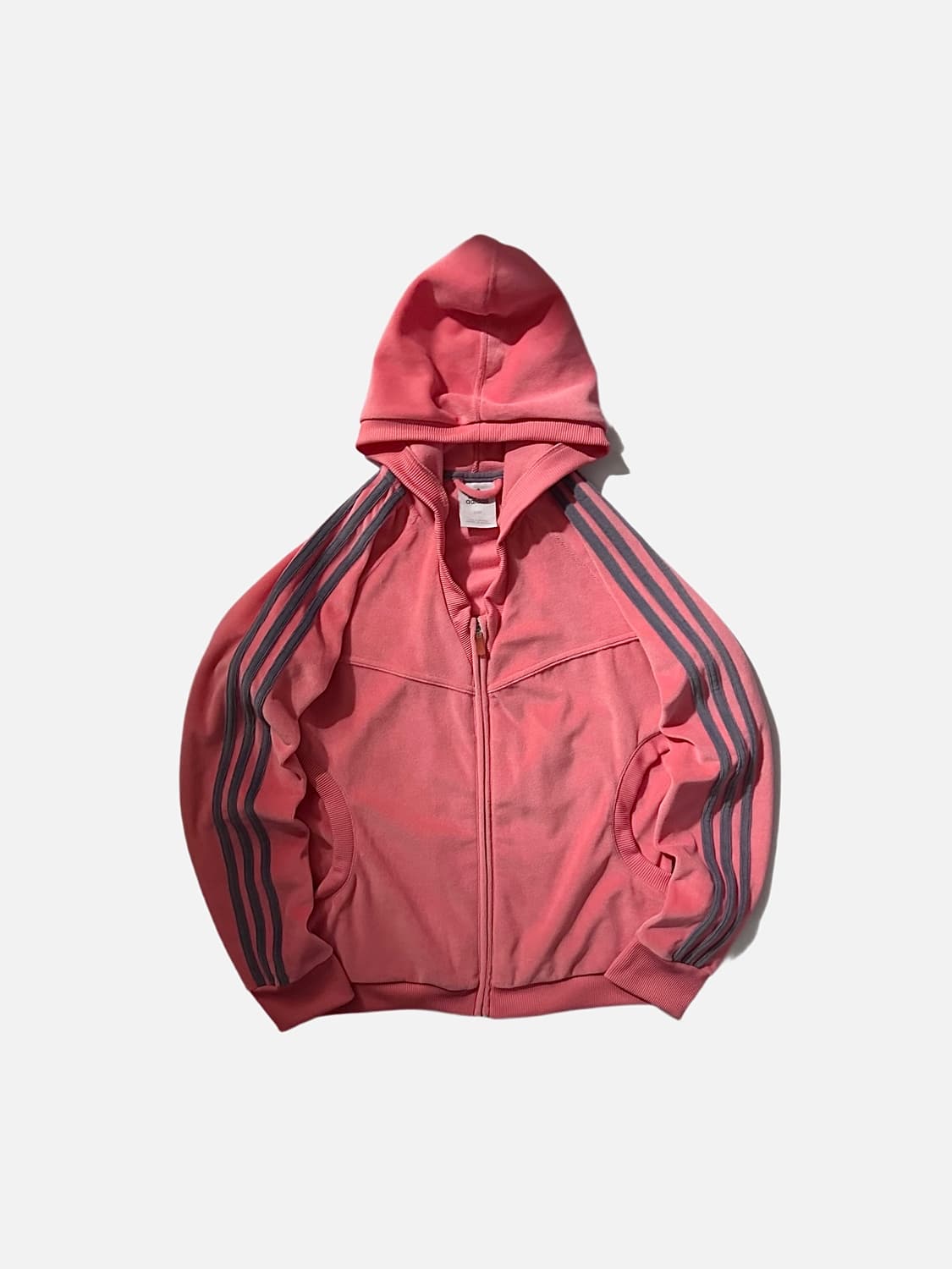 아디다스 00s 벨벳 져지 후드집업 핑크 상품이미지1