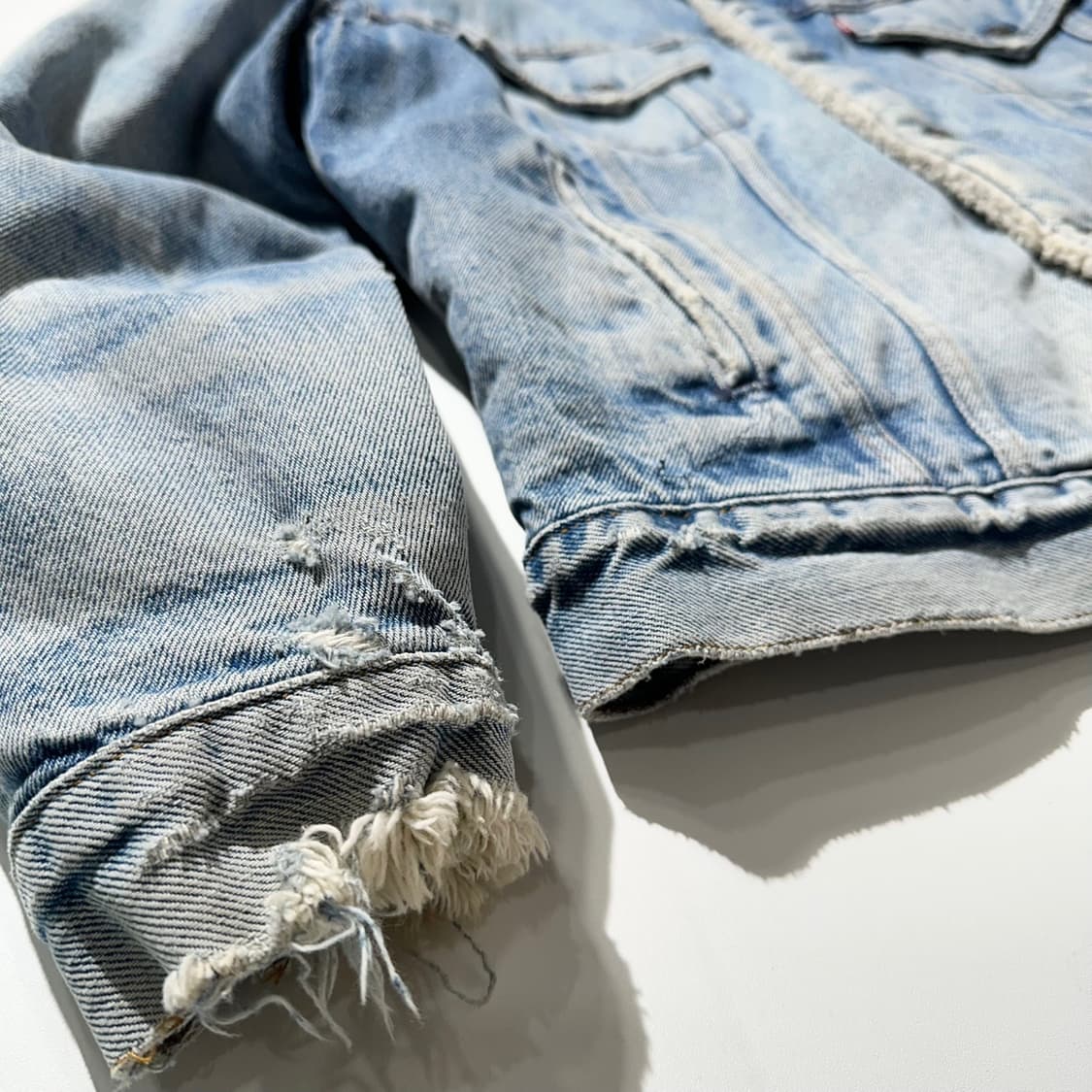 70‘s USA 리바이스 쉐르파 데님 트러커 자켓 상품이미지7