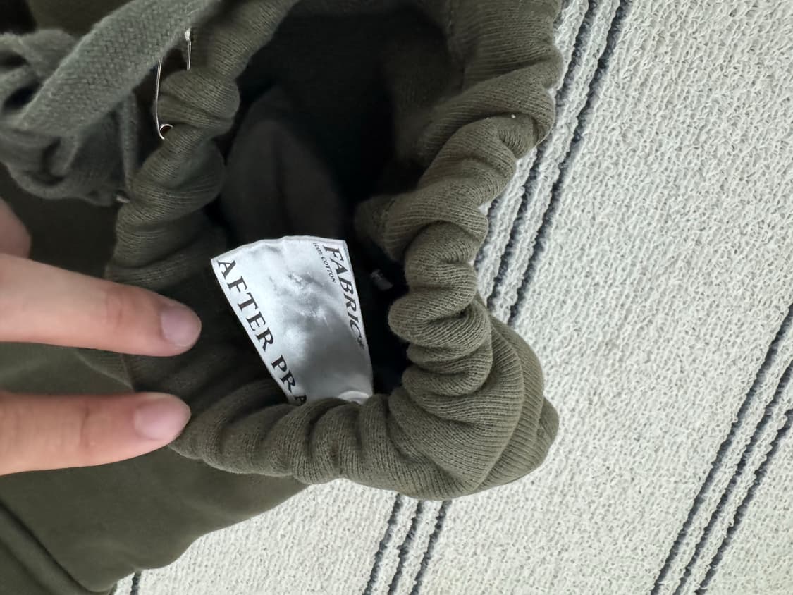 [M]에프터프레이 스웻 버뮤다팬츠 카키 상품이미지4