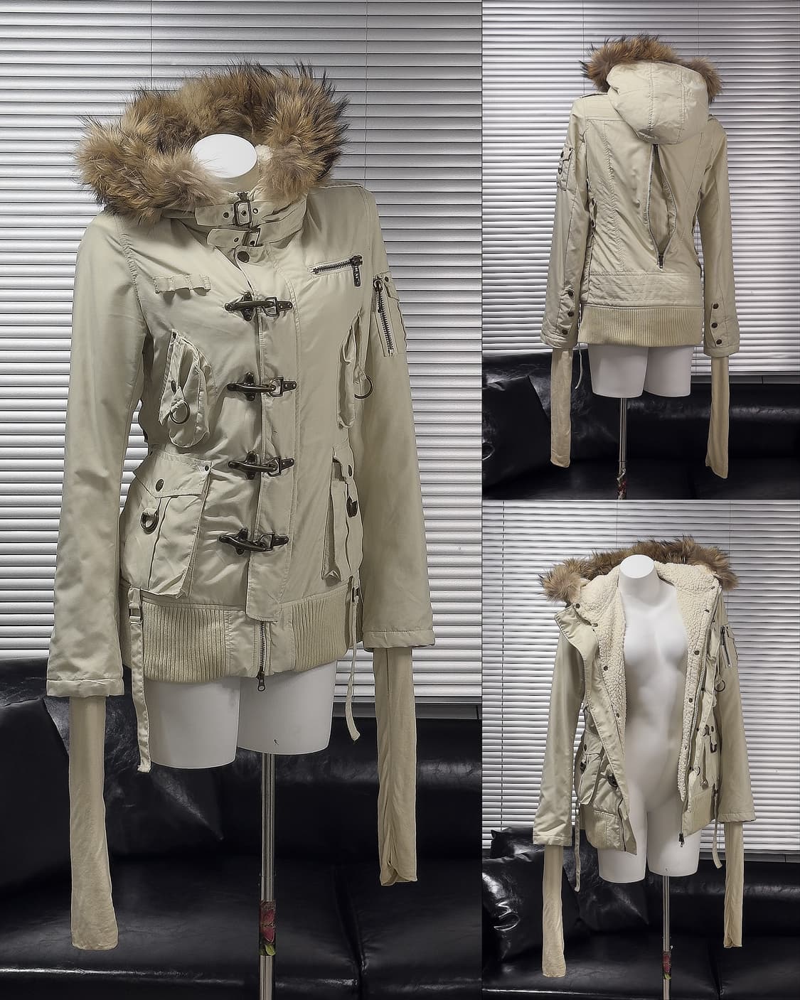 {SLY} Fireman Fur Hood Utillity Jacket   상품이미지1