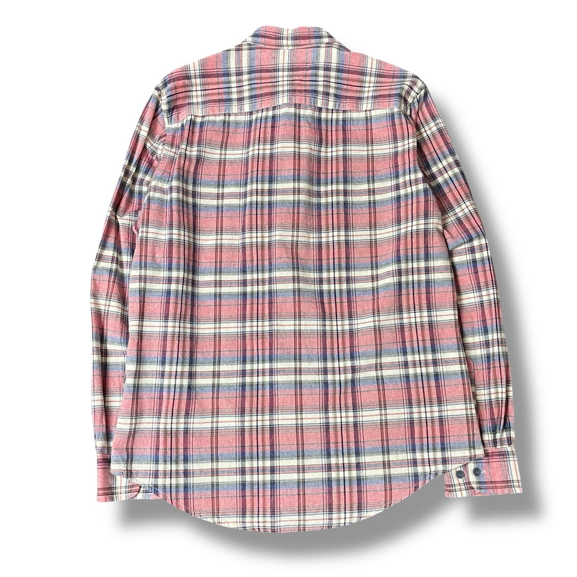 타미힐피거 레드 네이비 체크 커스텀 핏 셔츠 M 상품이미지2