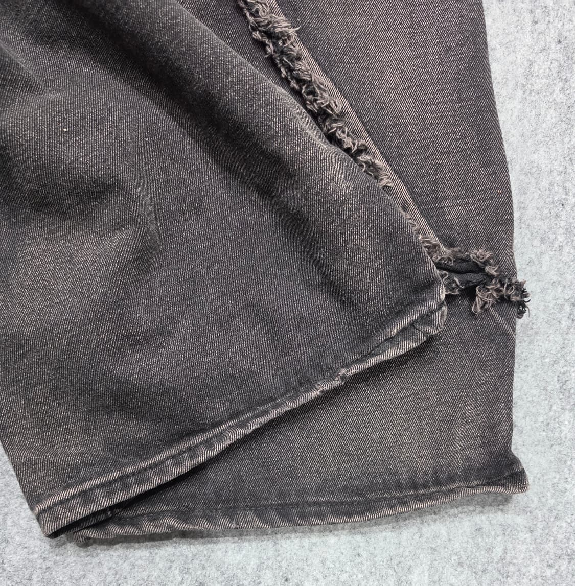 빈티지 토네이도 디테일 그런지 와이드 데님팬츠 L 상품이미지5