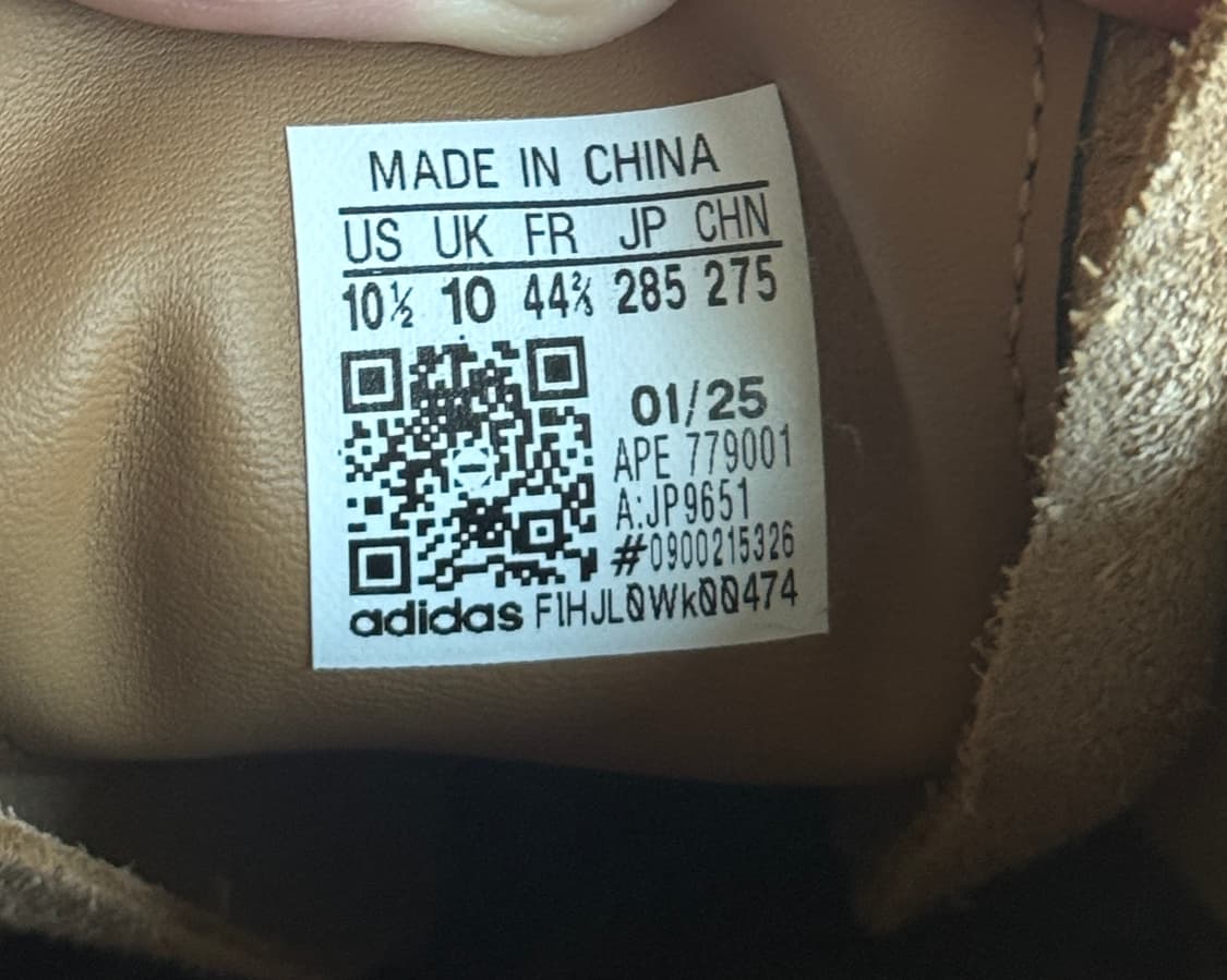 아디다스 토바코 브라운 데저트 신발 285사이즈 판매 상품이미지4