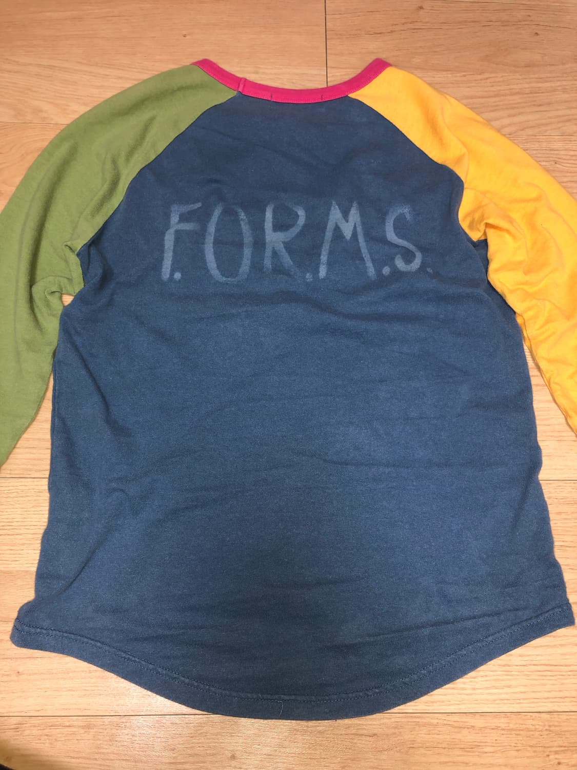 빔즈하트 래글런 나그랑 7부 티셔츠 상품이미지2