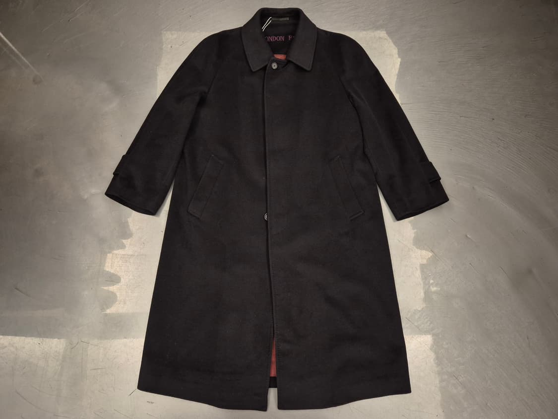 90s LONDON FOG 로로피아나 패브릭 캐시미어 코트 상품이미지1