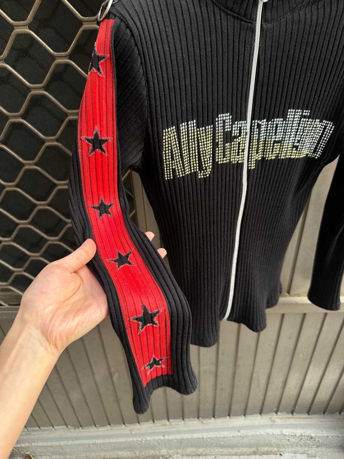 Vintage star biz point knit zip up 상품이미지2