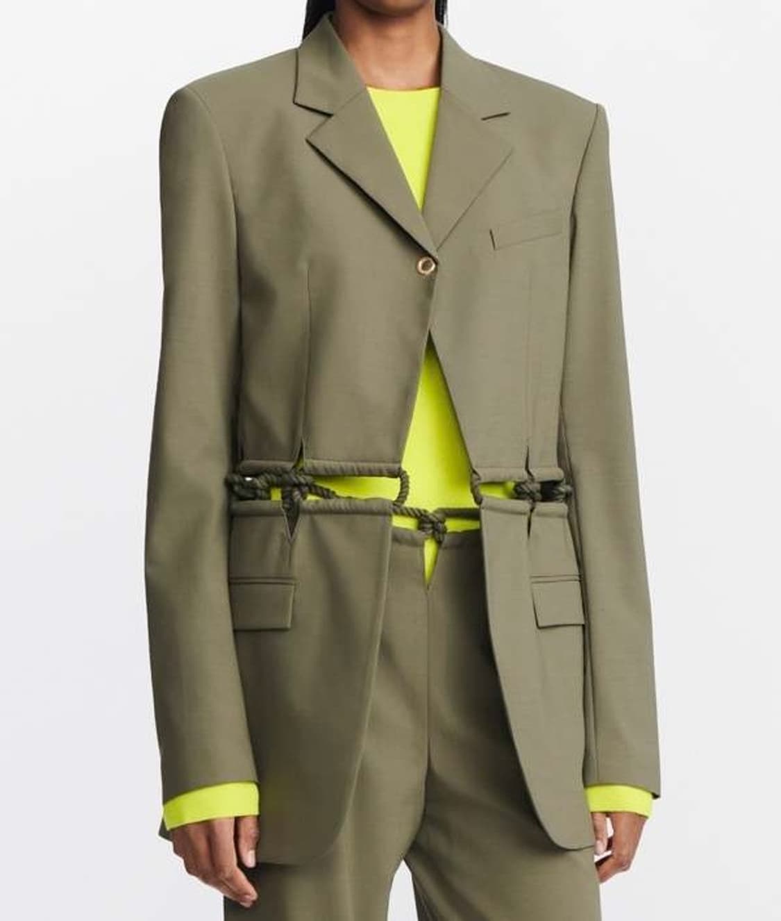 Dion Lee 디온 리 그린 로프 블레이저 XS 상품이미지2