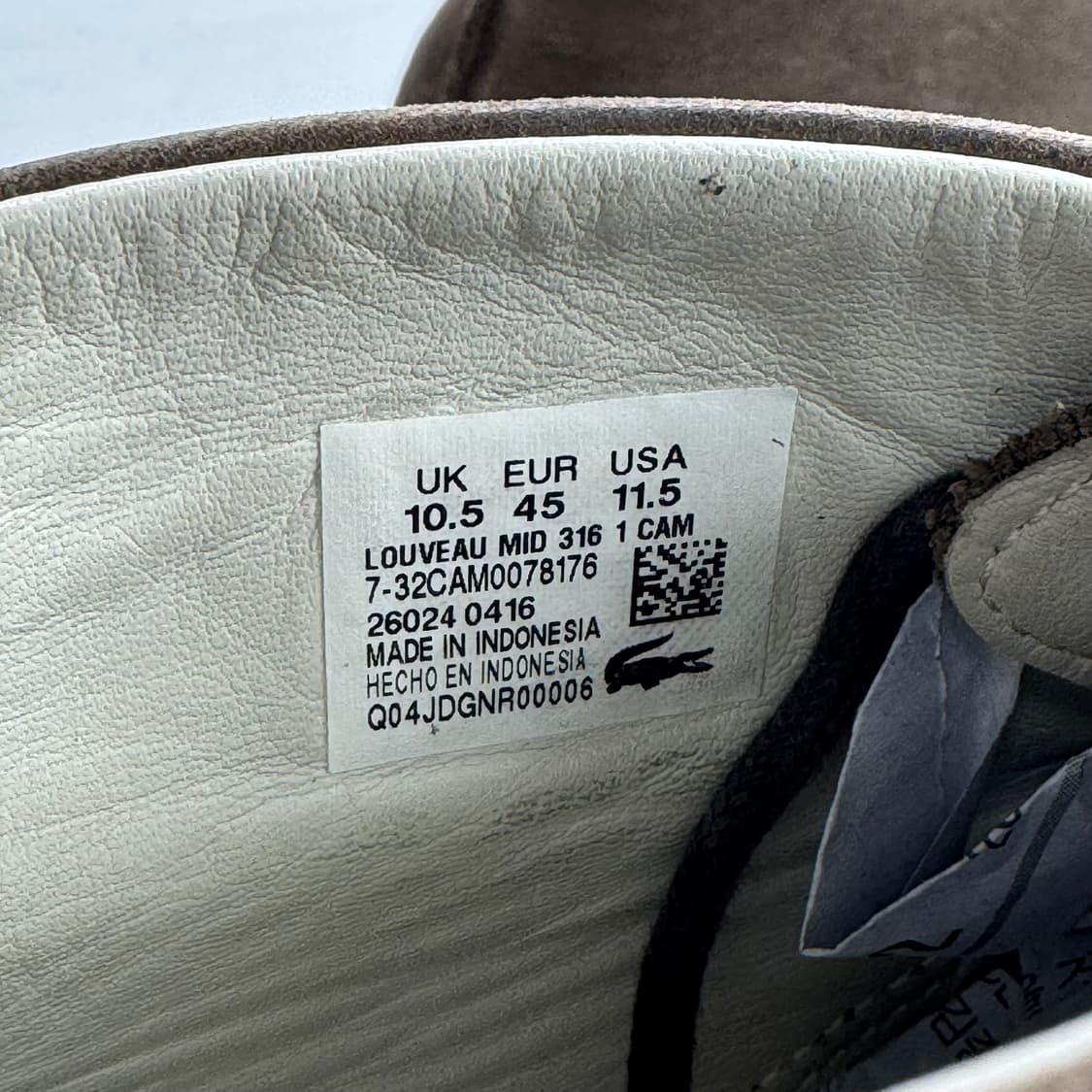 290) 라코스테 브라운 처카 미드부츠 상품이미지8