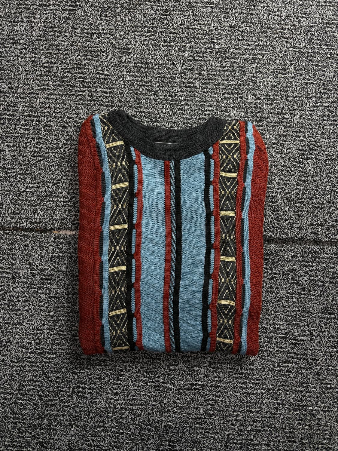 빈티지 아카이브 케이블 패턴 박시핏 스웨터 1996 상품이미지1