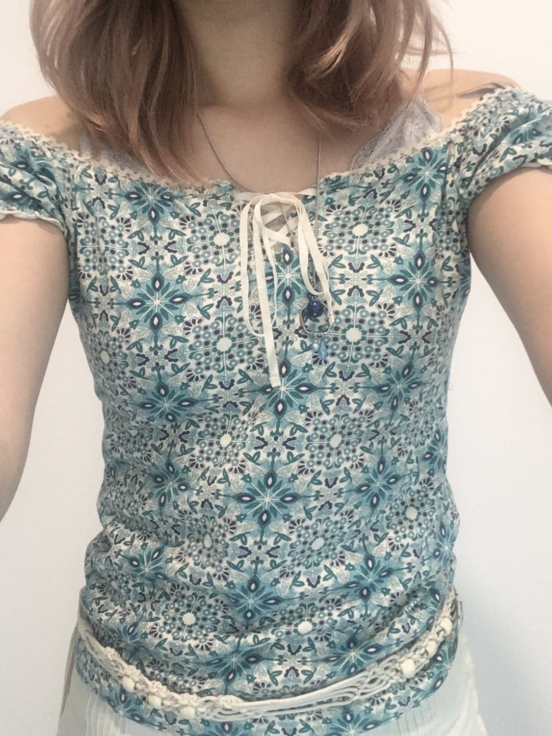 jpn vintage fairy oriental lace blouse 상품이미지4