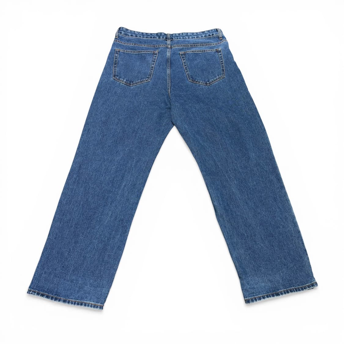 34 무신사스탠다드 무탠다드 진청 세미와이드 데님팬츠 상품이미지2