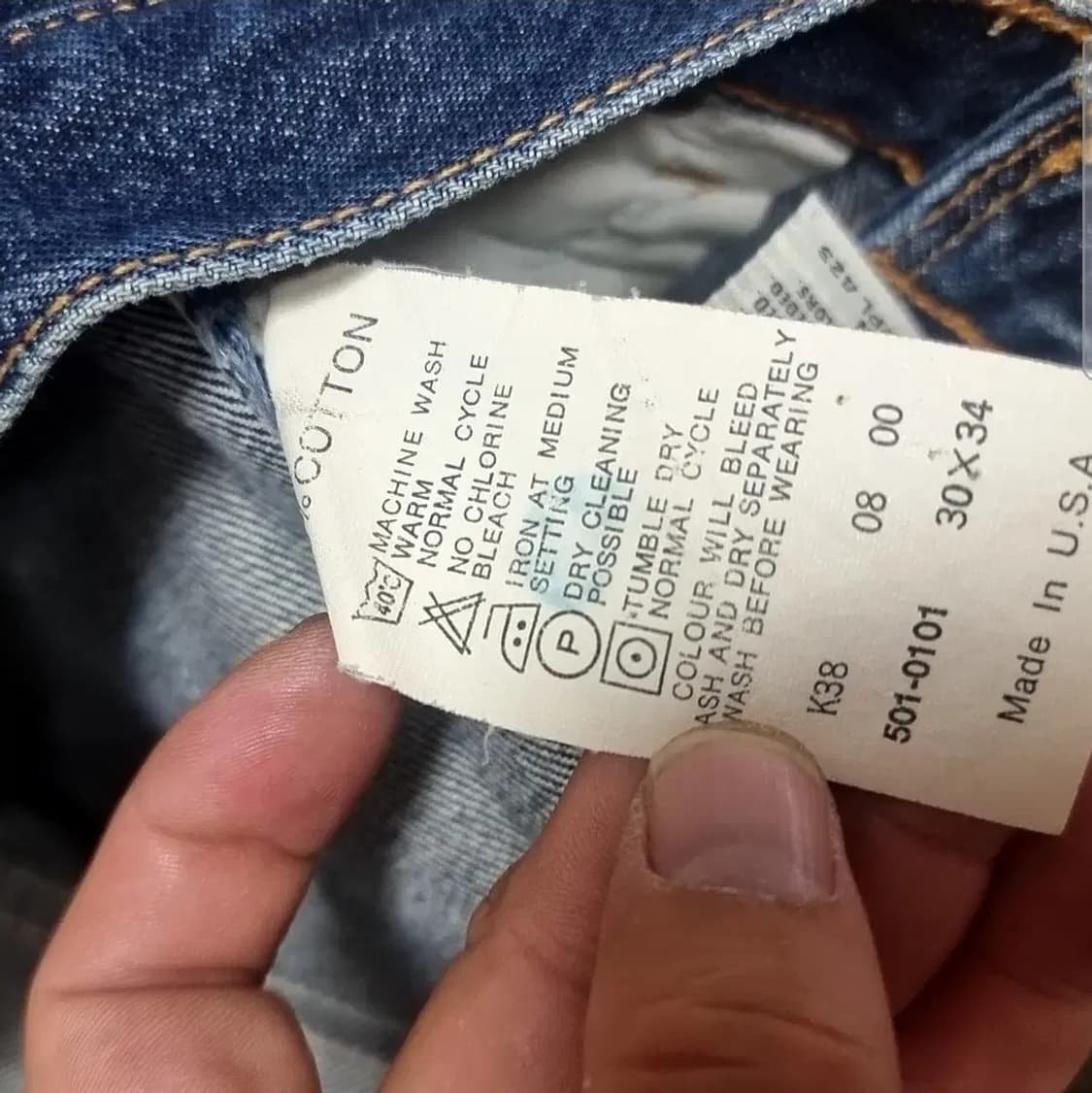 리바이스 501 90s usa 청바지 데님 팬츠(30) 상품이미지6