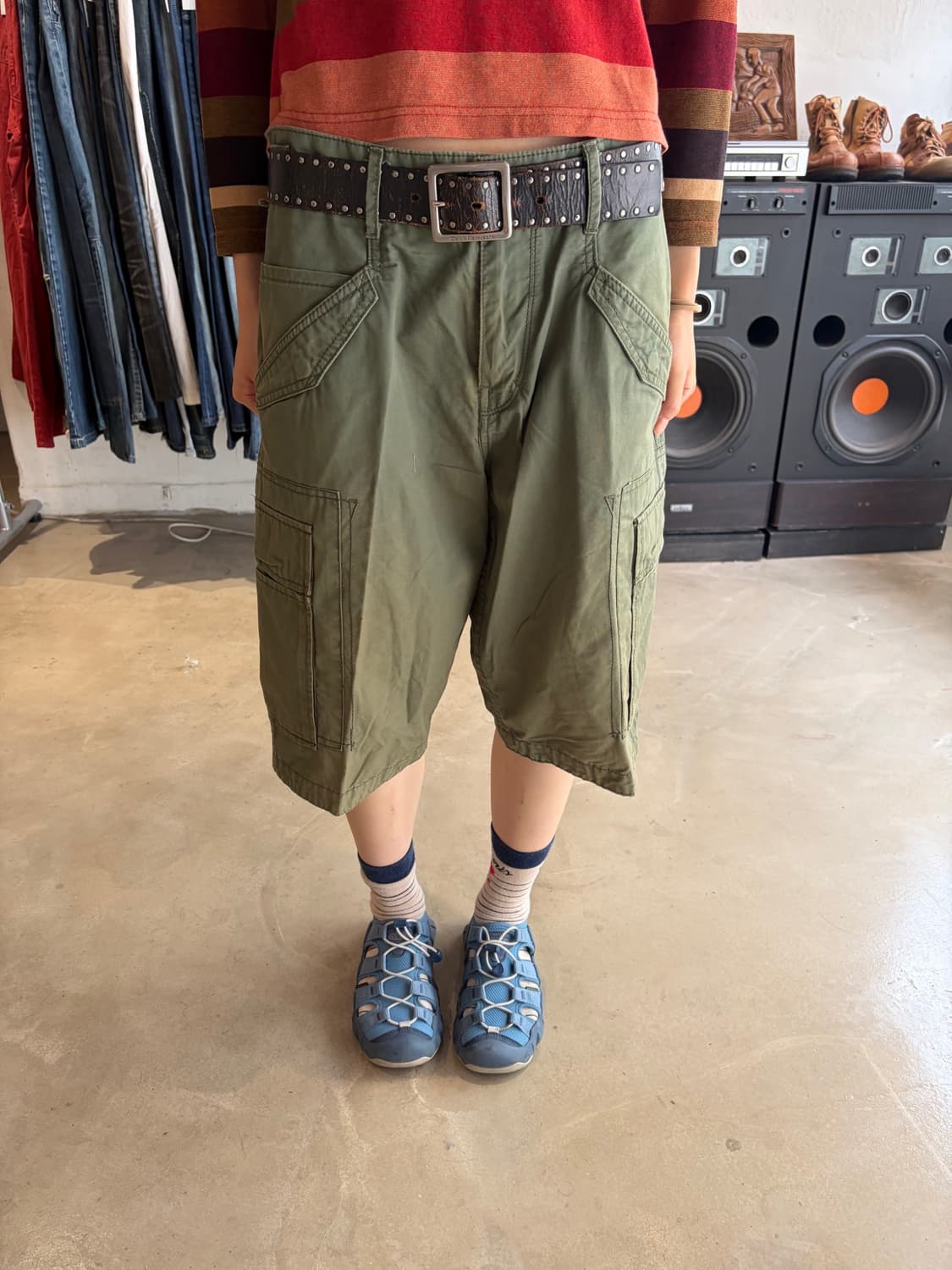 32) Levi's 올리브 카고 쇼츠 상품이미지2