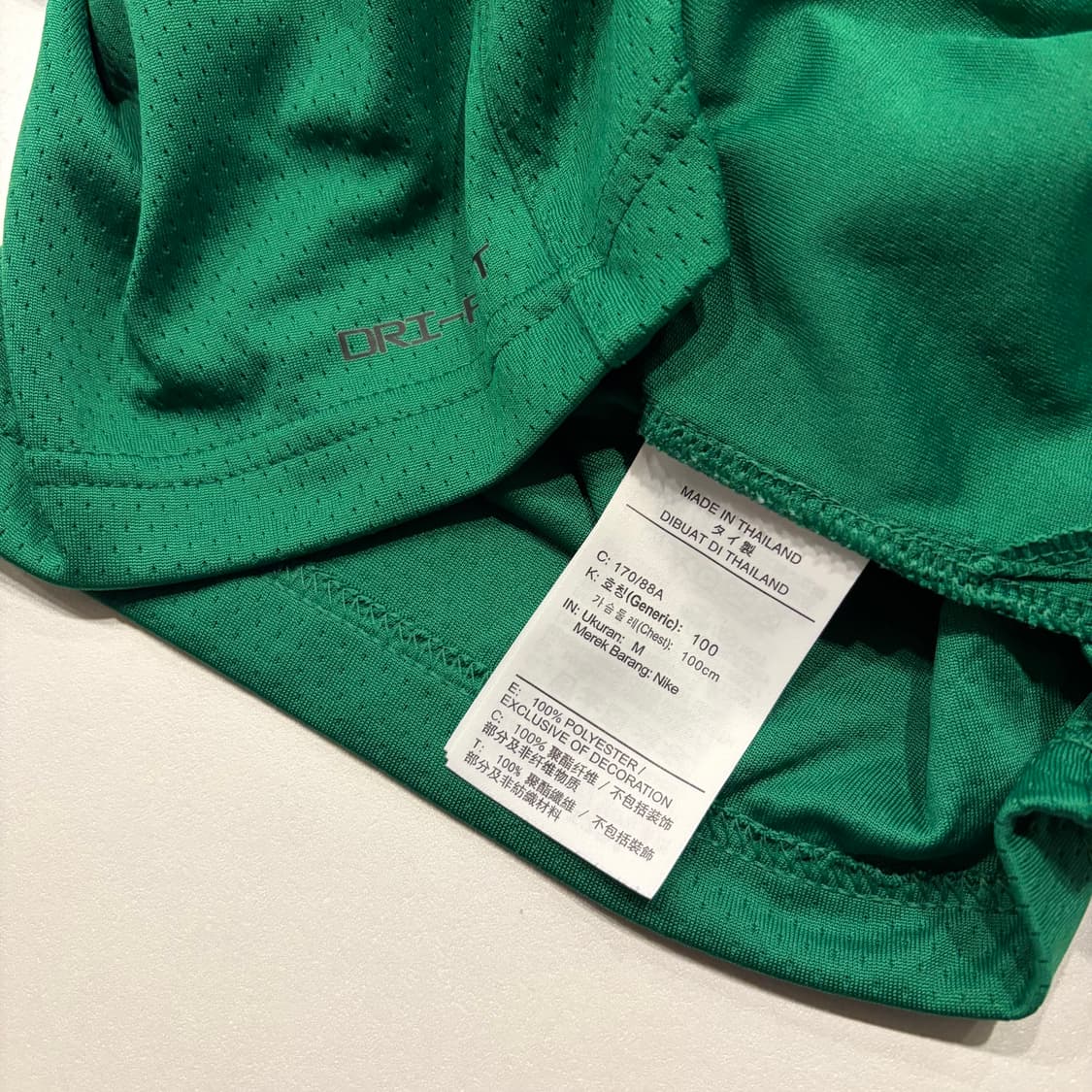 [M] 나이키 보스턴 셀틱스 농구 유니폼 그린 D439 상품이미지6