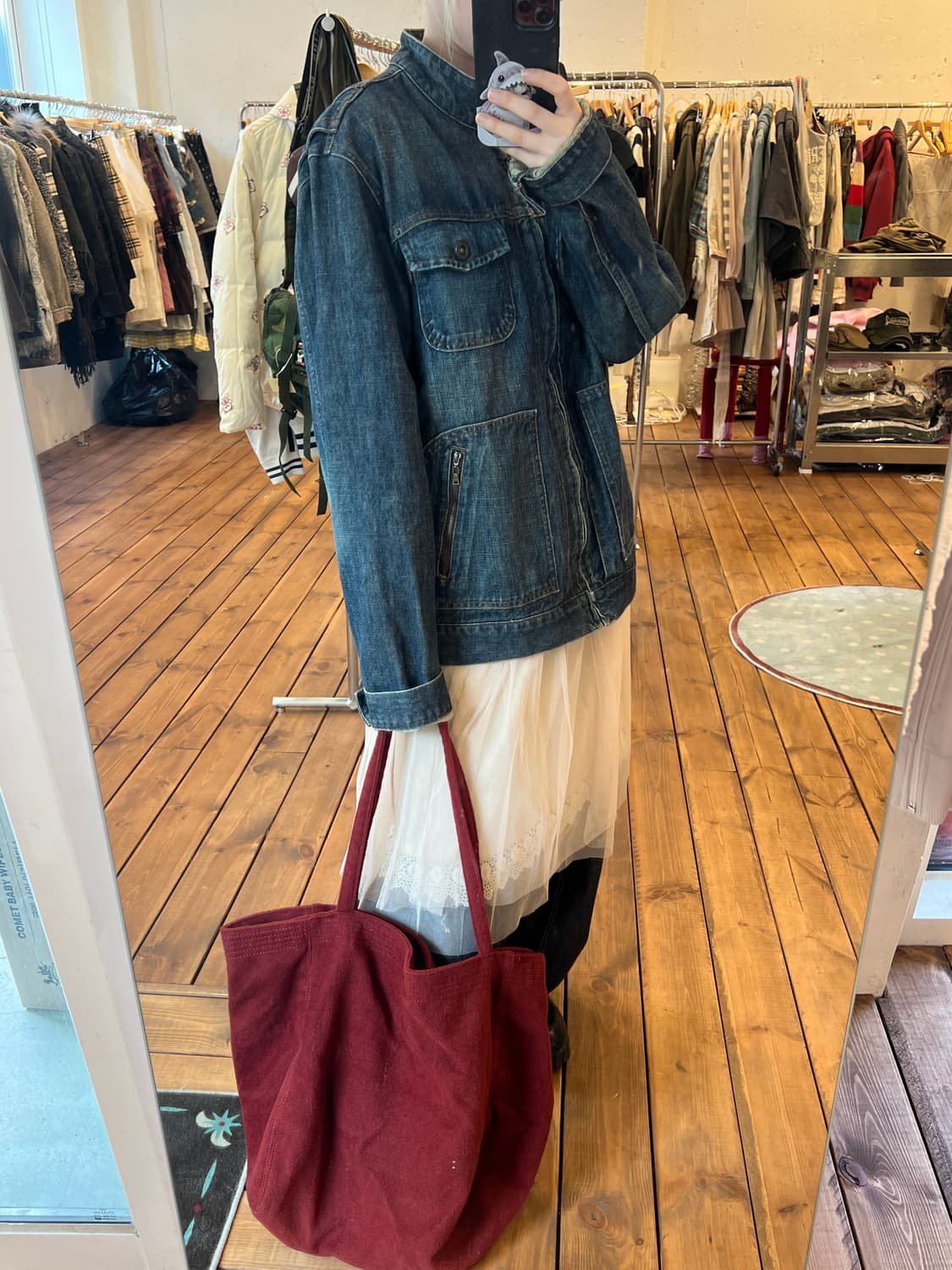 데님 포켓 자켓 상품이미지5