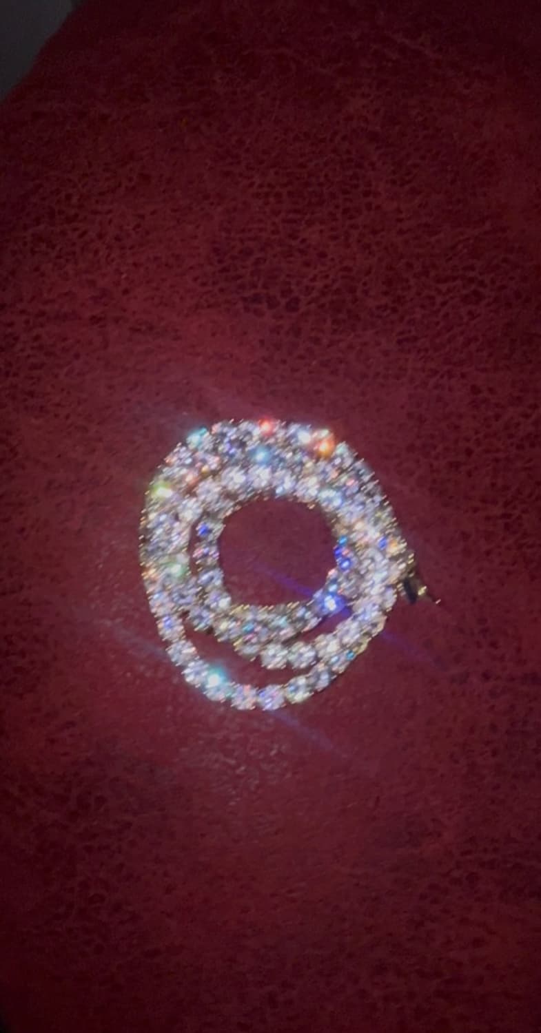 18K 도금 테니스 목걸이  상품이미지3