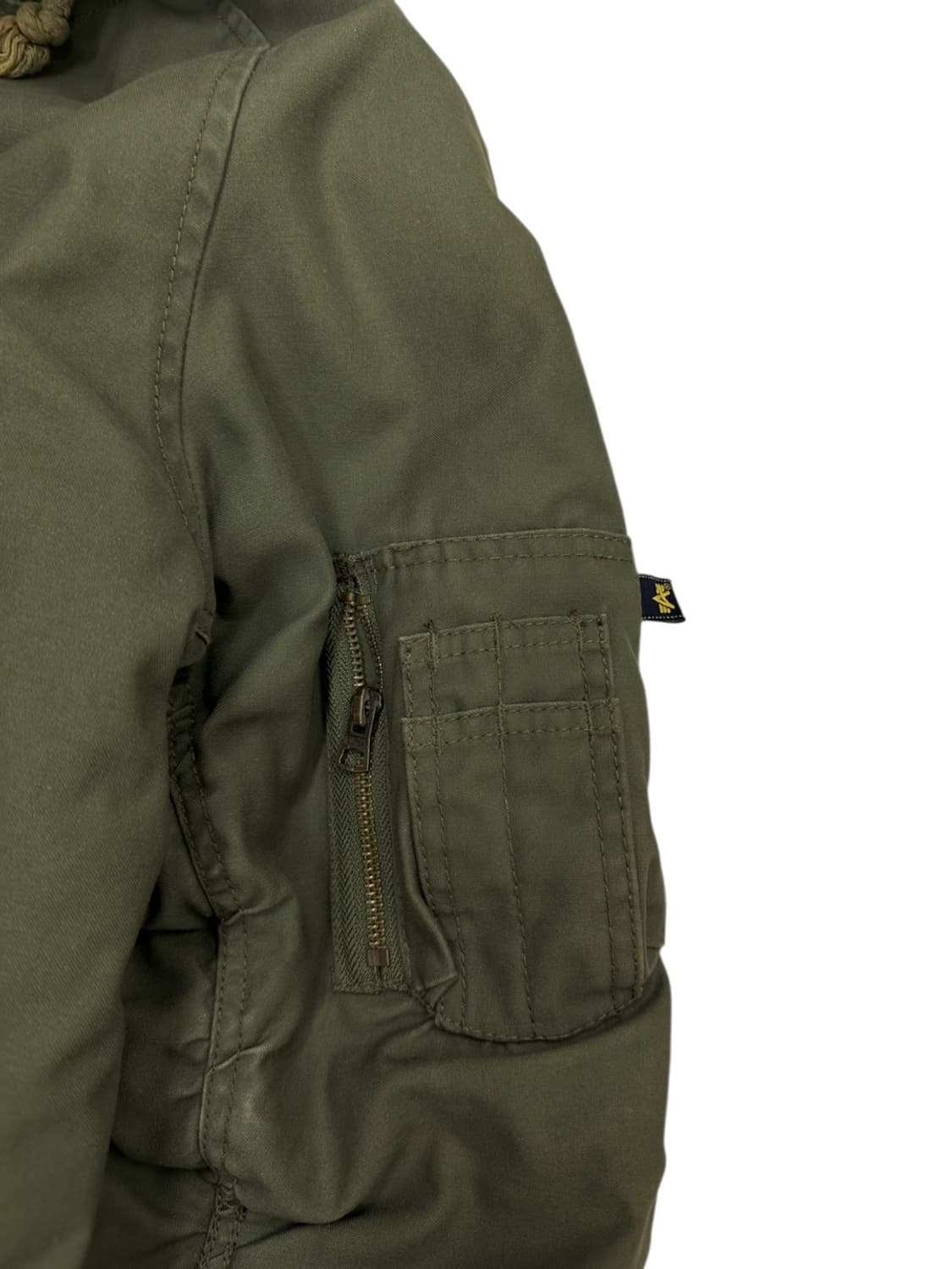00s 알파인더스트리 야상점퍼 카키 (XS~L) 상품이미지7