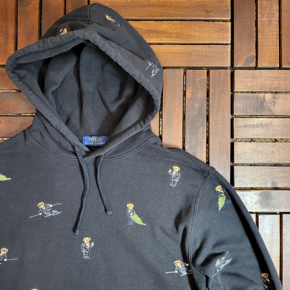 폴로 랄프로렌 멀티베어 후드티 (M) 상품이미지5