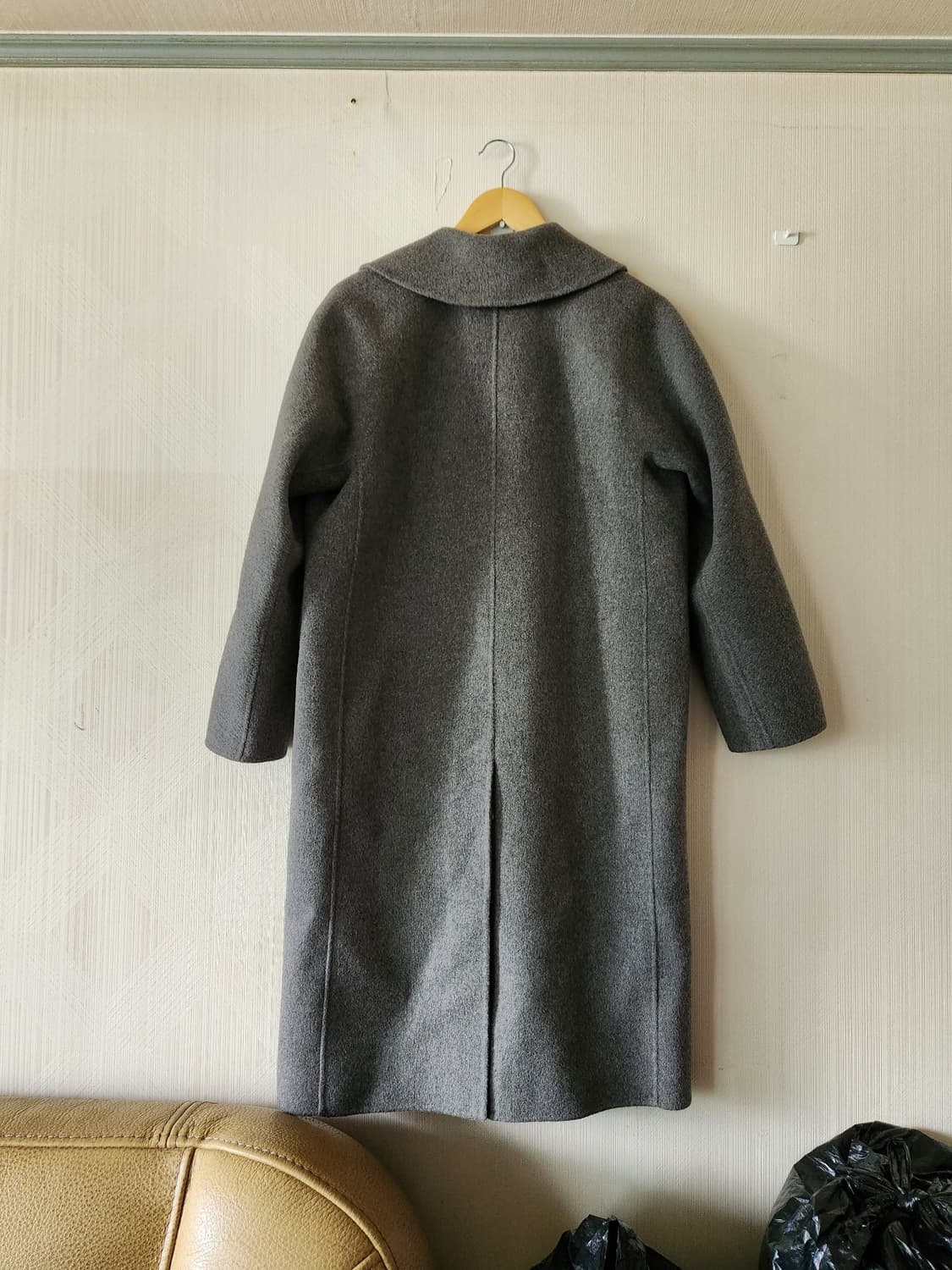 한섬 SJSJ 25FW 캐시미어 블렌드 핸드메이드 코트 상품이미지8