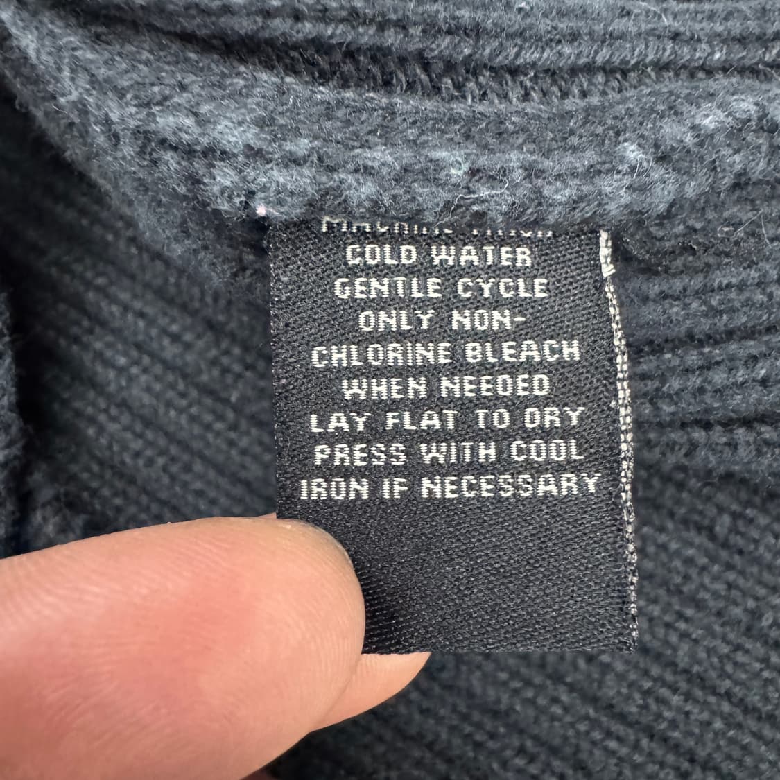 폴로 성조기 스몰로고 아노락 딱붙 니트 상품이미지5