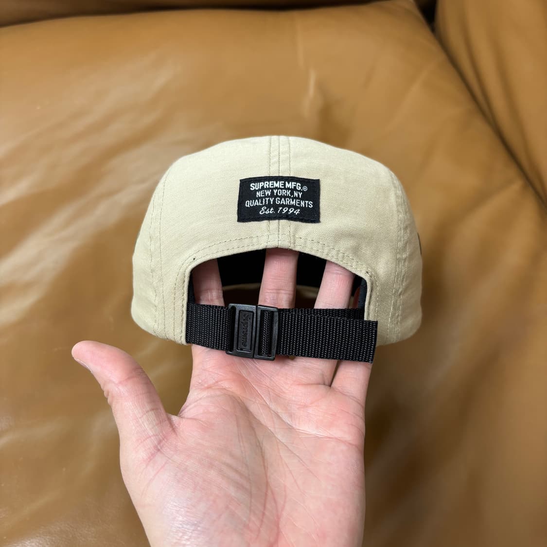 슈프림 캠프캡 모자 박스로고 25SS 밀리터리 탄 상품이미지7