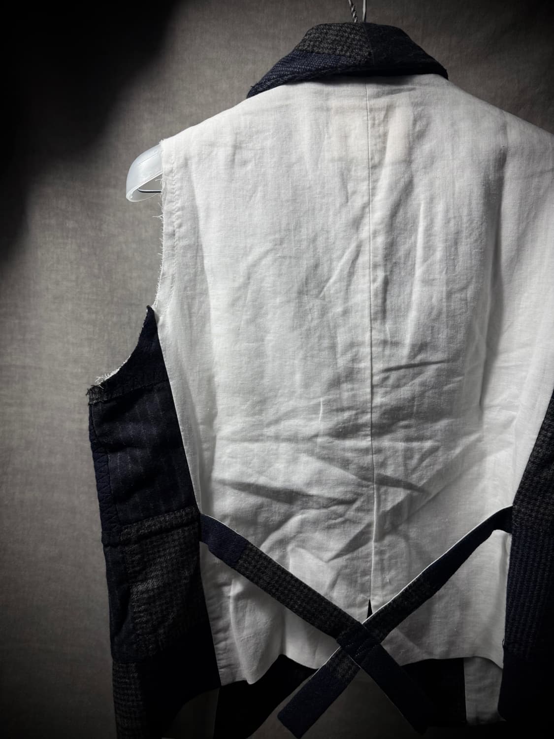 Marc Point Wool Patchwork Vest 상품이미지6