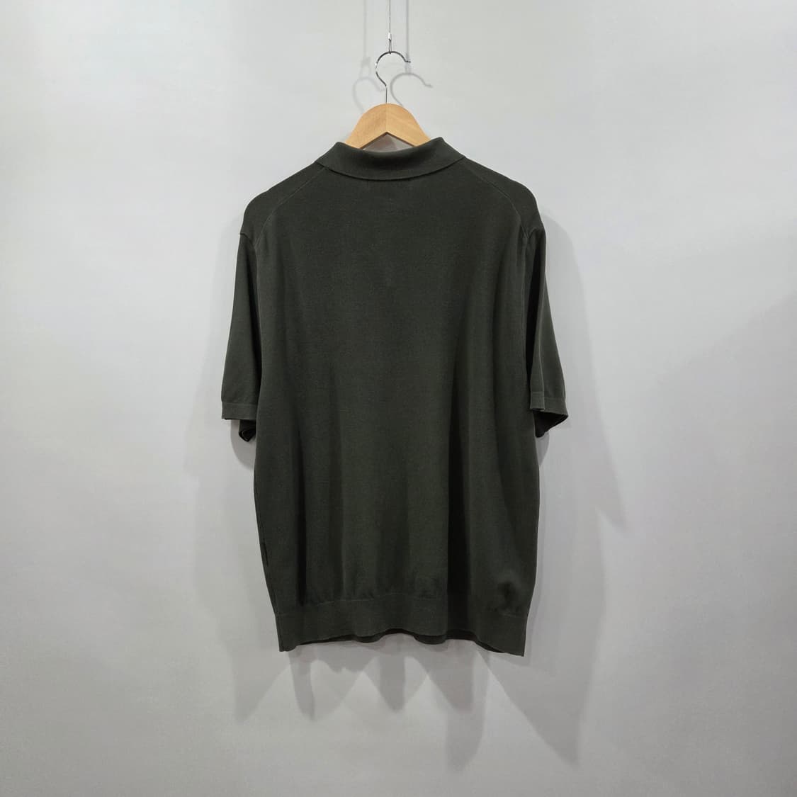 브룩스브라더스 PK 딥그린 반팔 카라티 XL 상품이미지5