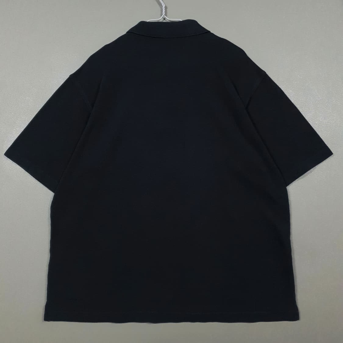 버버리 크레스트 기사 로고 노바체크 반팔 카라티 폴로 피케 셔츠 블랙 상품이미지10