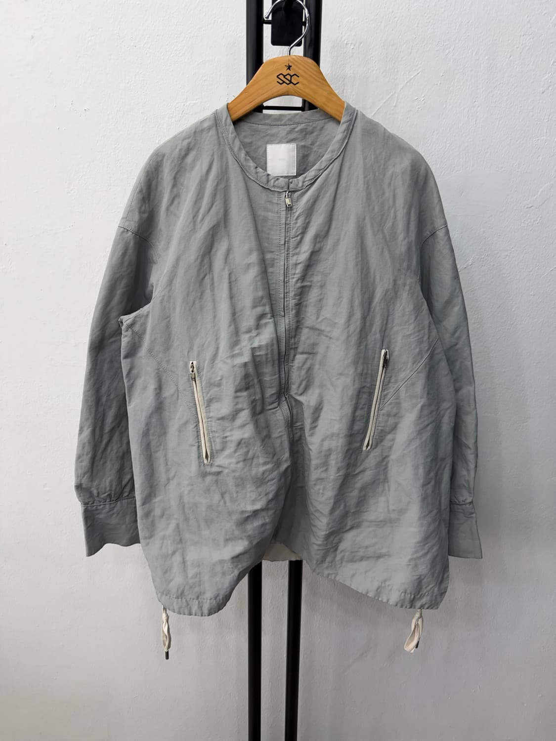 정품) 구호 여성 오버핏 그레이 블루종 점퍼 82 상품이미지1