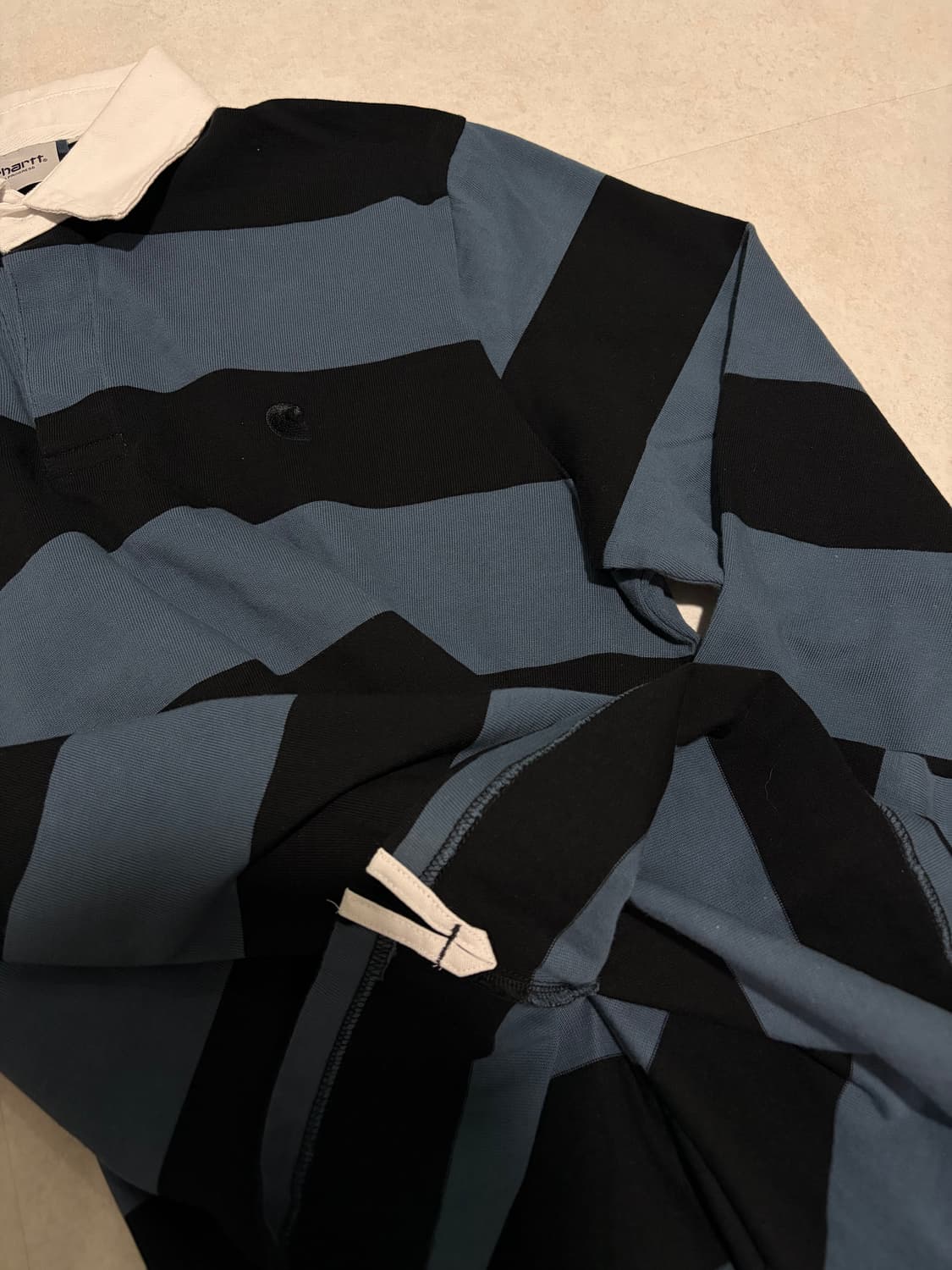 칼하트 스트라이프 럭비티 새상품급 95 상품이미지5