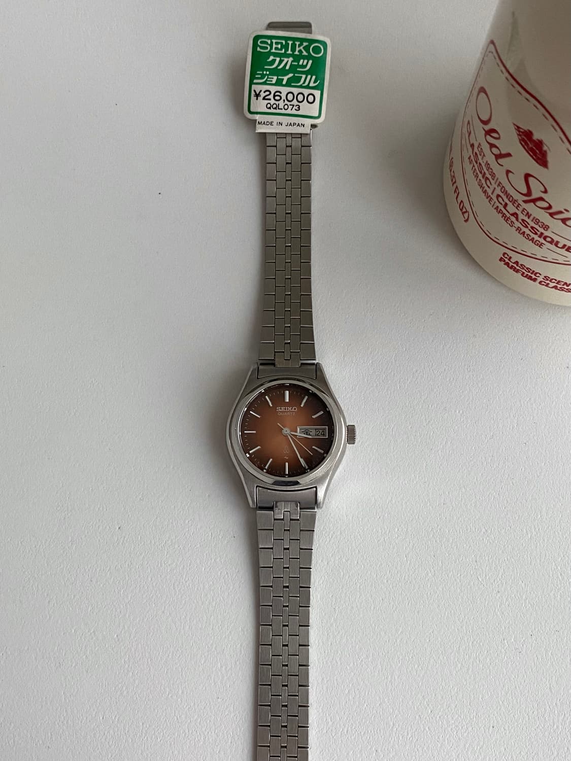 Seiko 세이코 브라운 그라데이션 데이데이트 쿼츠 상품이미지4