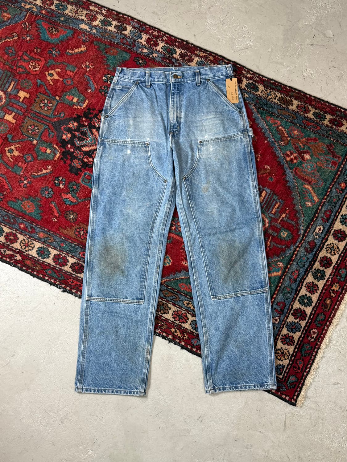 OG 칼하트 데님 더블니 칼하트 워크팬츠 썩블니 상품이미지1