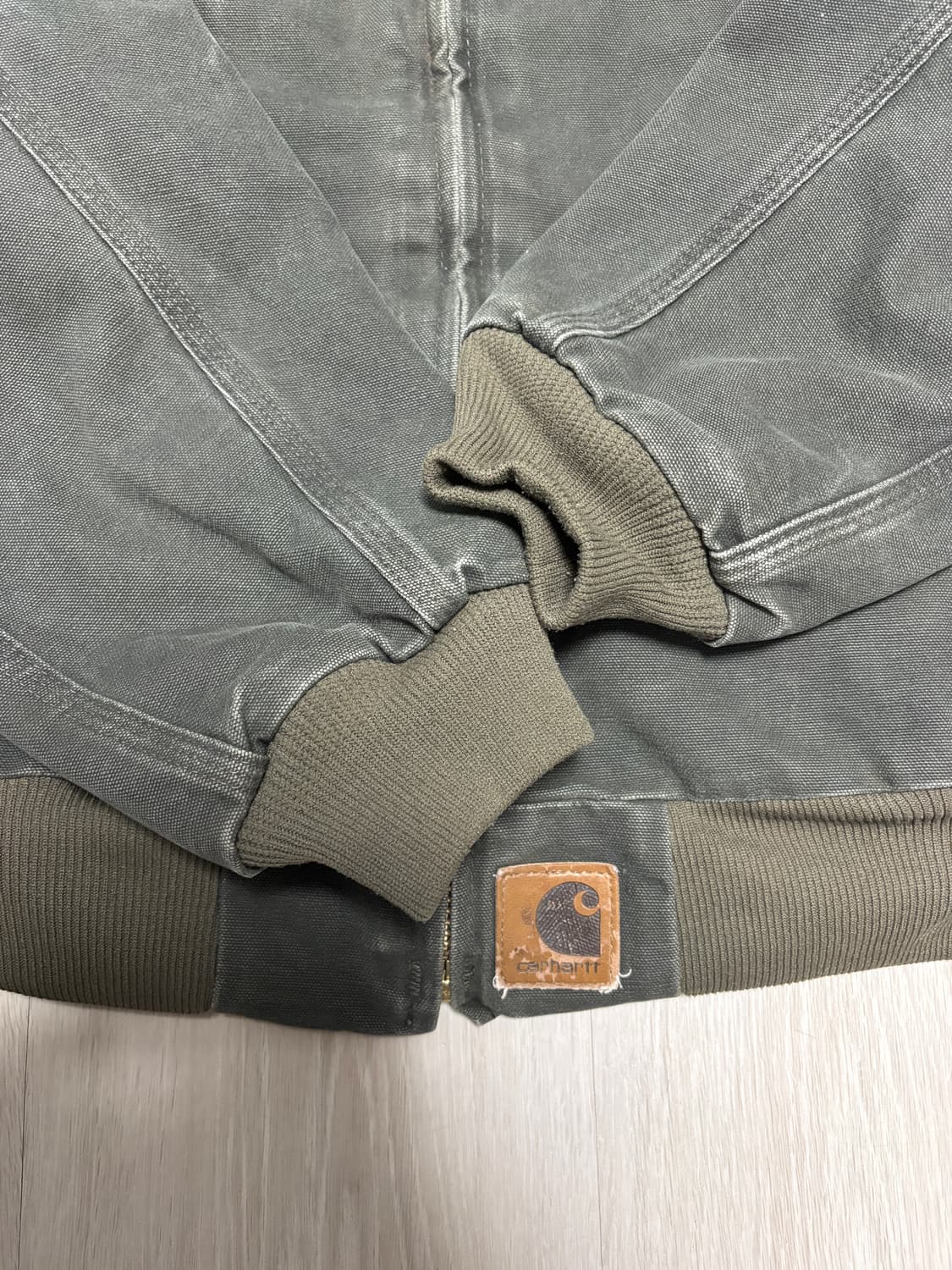 🇲🇽 00s 칼하트 J14 산타페 자켓 모스그린 상품이미지3