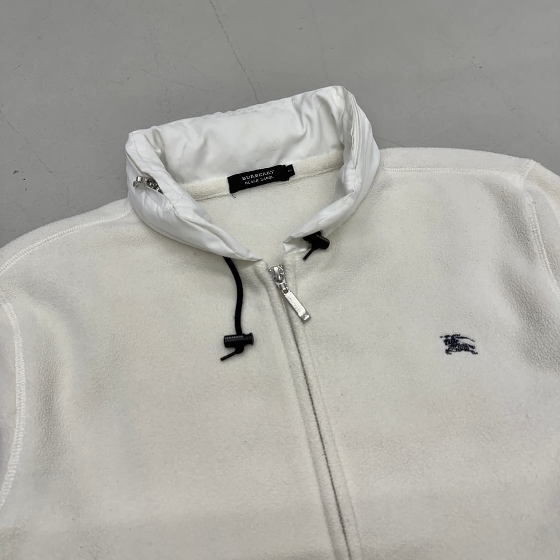 버버리 제팬 블랙라벨 투웨이 플리스 자켓 화이트 상품이미지3