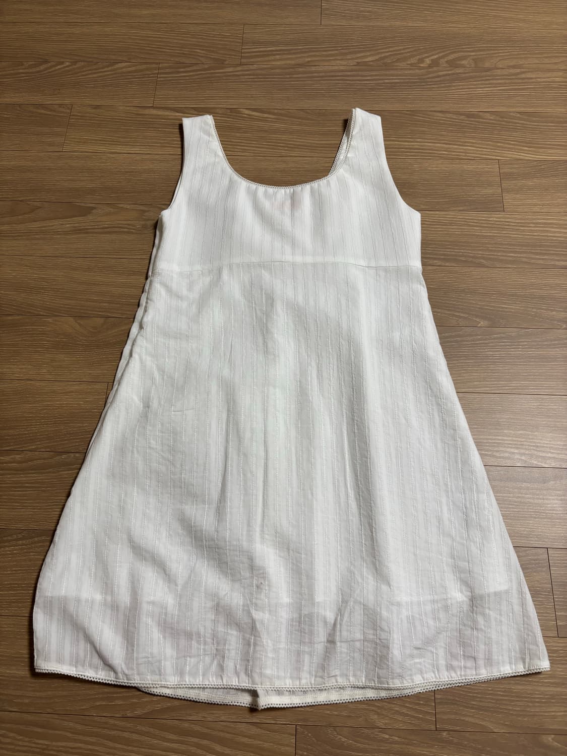 Lace Sleeveless Dress (White) 상품이미지7