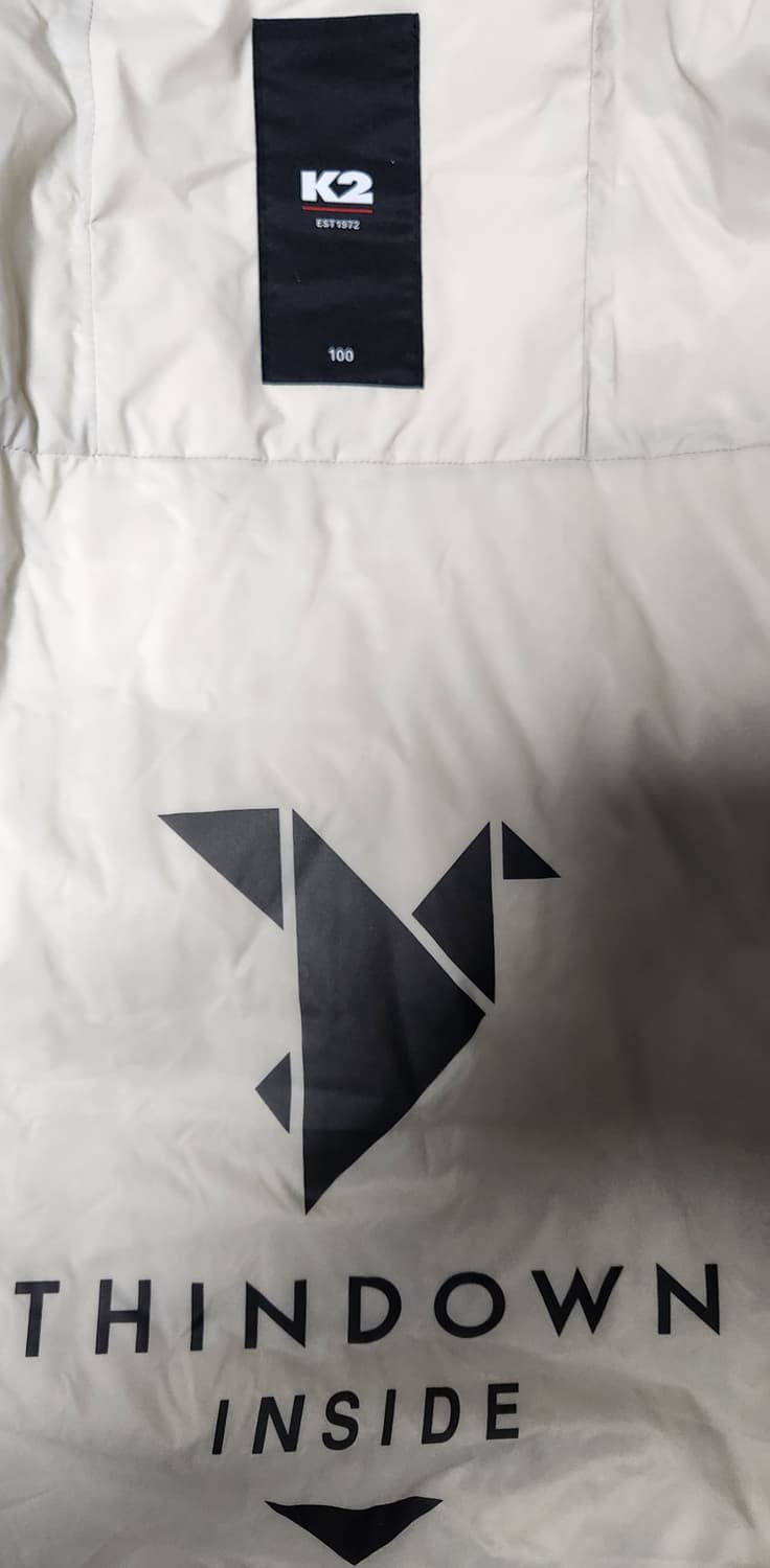 K2 씬에어 덕다운패딩 100 상품이미지4