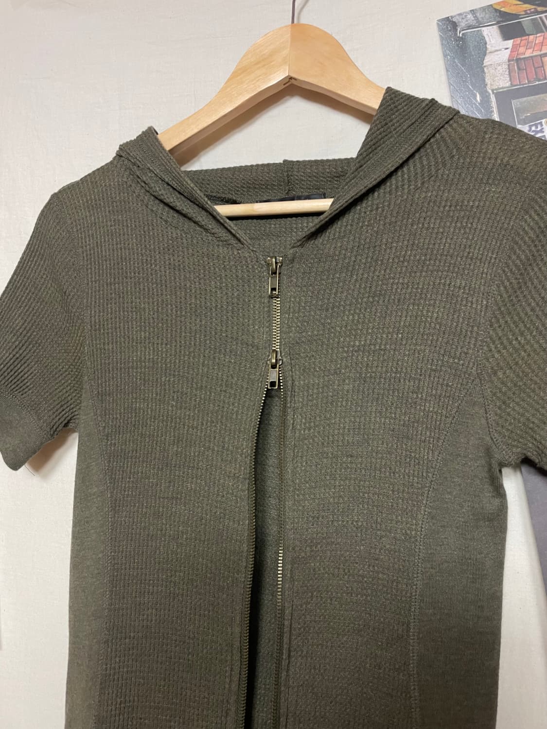Joky Gal Waffle hoodie 상품이미지3