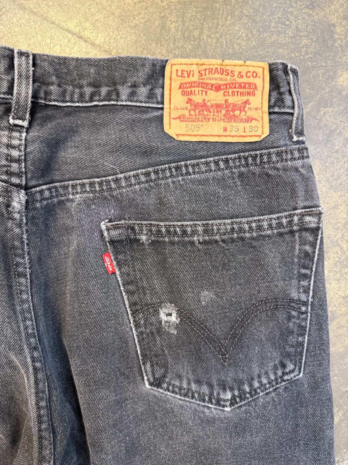 리바이스 흑청505(35) 상품이미지5