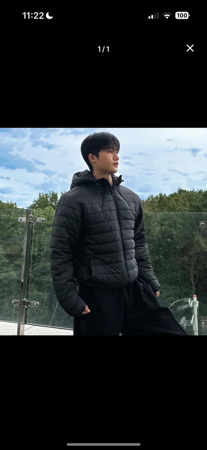 라이트 오버핏 경량패딩 상품이미지1