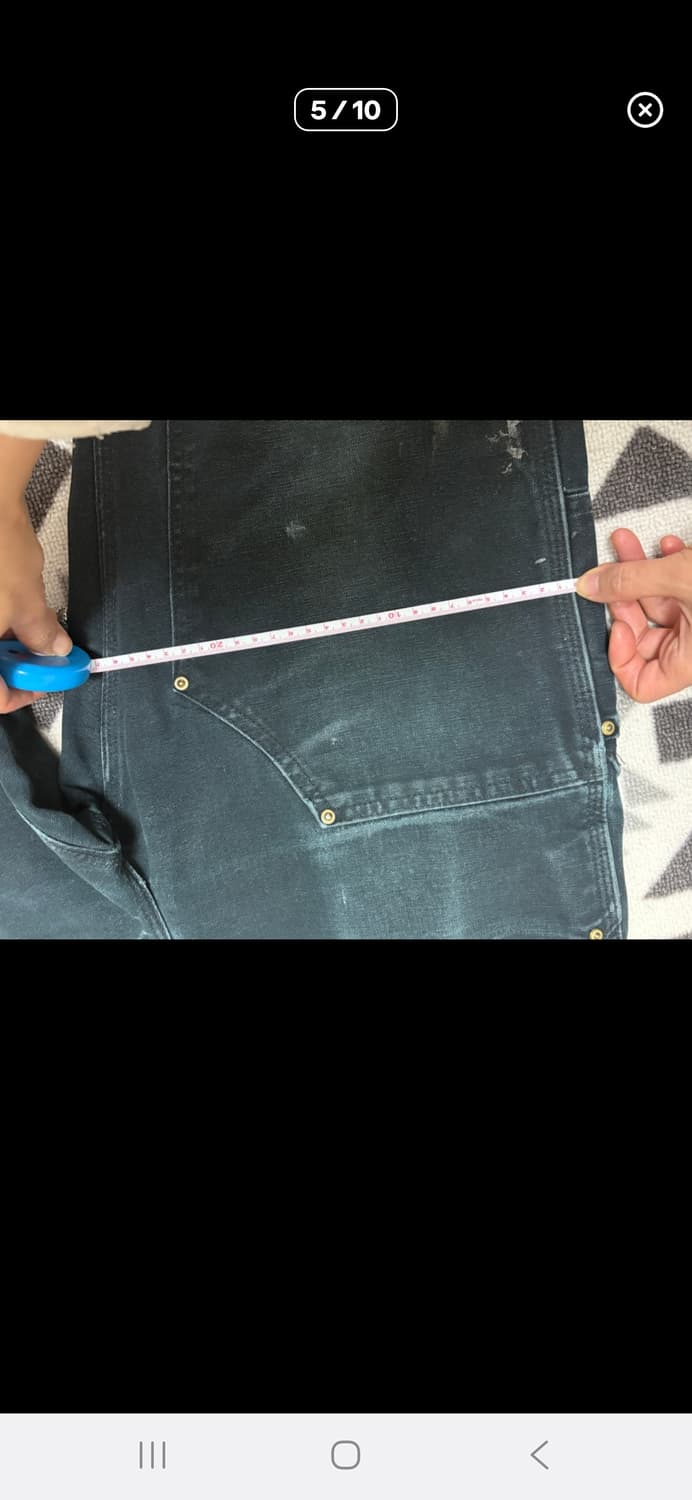 칼하트 빈티지 더블니 워크팬츠 30×32 상품이미지5