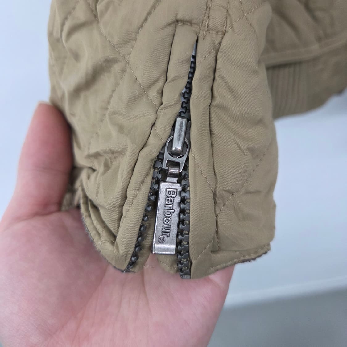 바버 퀼팅 벨티드 자켓 남m 상품이미지8