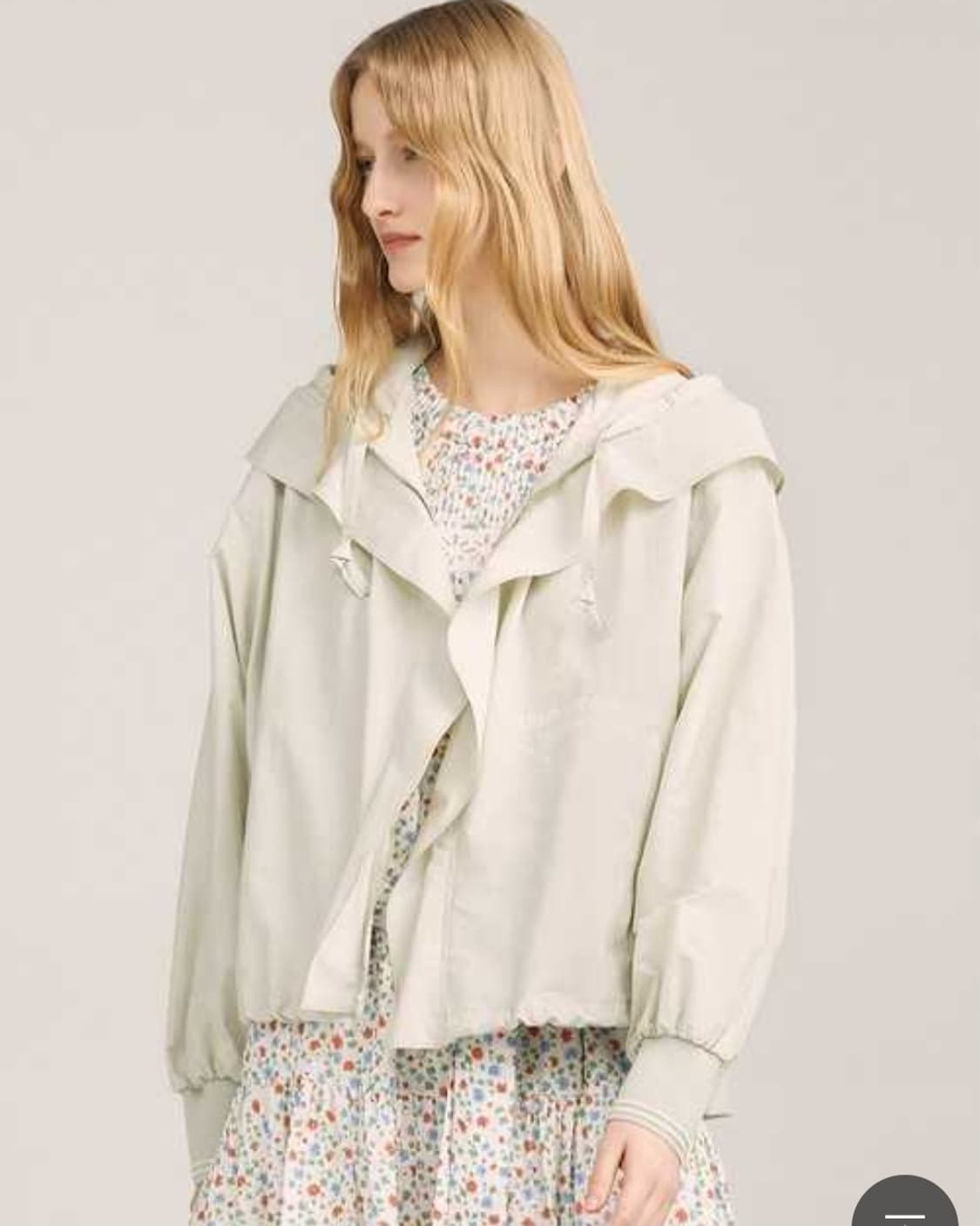 써스데이아일랜드 후드 집업 바람막이 M사이즈 상품이미지4